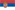 Flagge Serbien